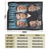 Warm Soft BlanketKids Camping Tim B-Bradford Throw Blanket Flannel Bedspread For Bedroom Funny Sofa Bed Cover