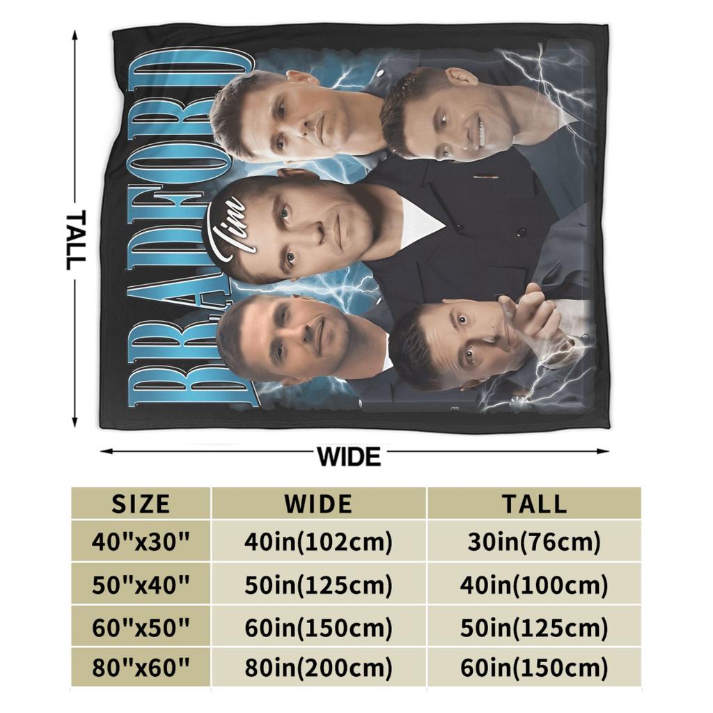 Warm Soft BlanketKids Camping Tim B-Bradford Throw Blanket Flannel Bedspread For Bedroom Funny Sofa Bed Cover