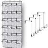 12/24 Pocket Shoes Organizer Rack Hanging Bag Wall Mounted Shoe Holder Hanging Over The Door Behind Closet Organizer Storage Bag