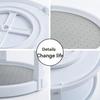 2pcs/Stainless Steel Seasoning Storage Rack Kitchen Round Storage Tray Household Multi-Functional Condiment Rack