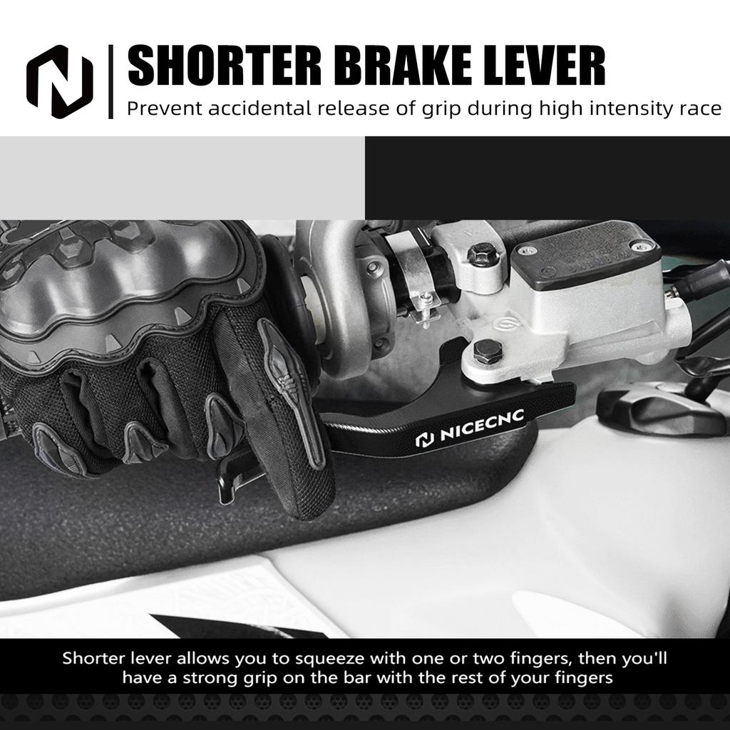 NICECNC For KTM EXC 300 EXCF 450 350 SX 125 SXF 450 Husqvrna TE 300 250 FE 450 350 2014-2024 GasGas EC300 2023 Short Brake Lever
