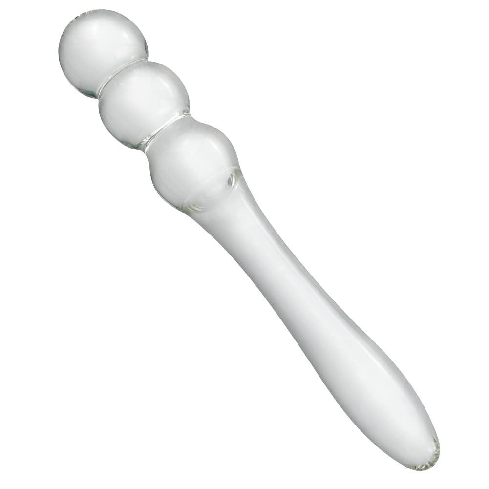 SXOVO Crystal Anal Plug Glass Anal Masturbation Glass Kit Crystal Penis Anal Plug Female Masturbation Transparent Anal Dildo Butt Plug Unisex Anal