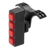 Smart Tail Light Long Battery Life Warning Brake Light for Road Mountain Bikes Smart Brake Light