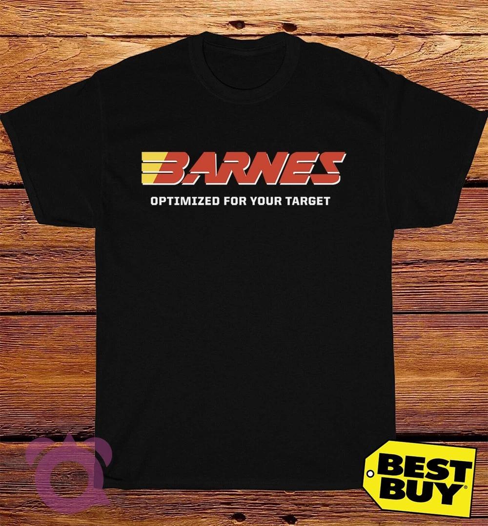 New Barnes Bullets Logo Men s Funny T-Shirt Size S to 5XL XXL