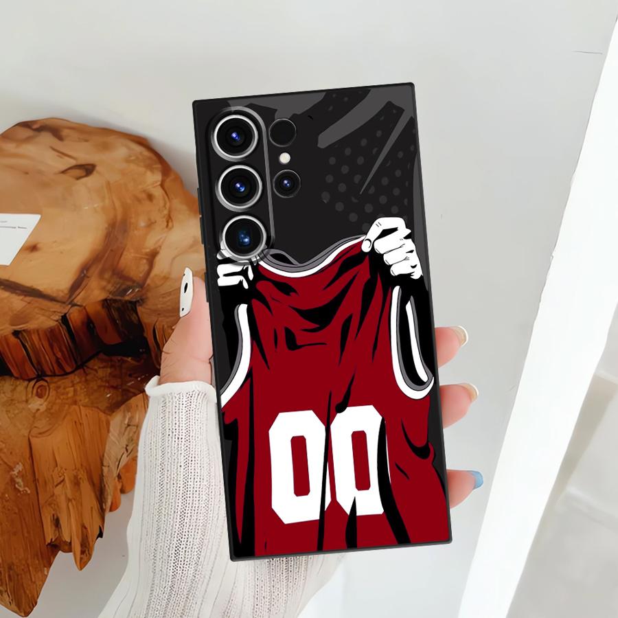Jersey Numbers Funda Phone Cover Case for Samsung Galaxy S25 S10 S9 S23 S21 FE Note 20 8 9 10 S26 S20 Ultra S24 Plus