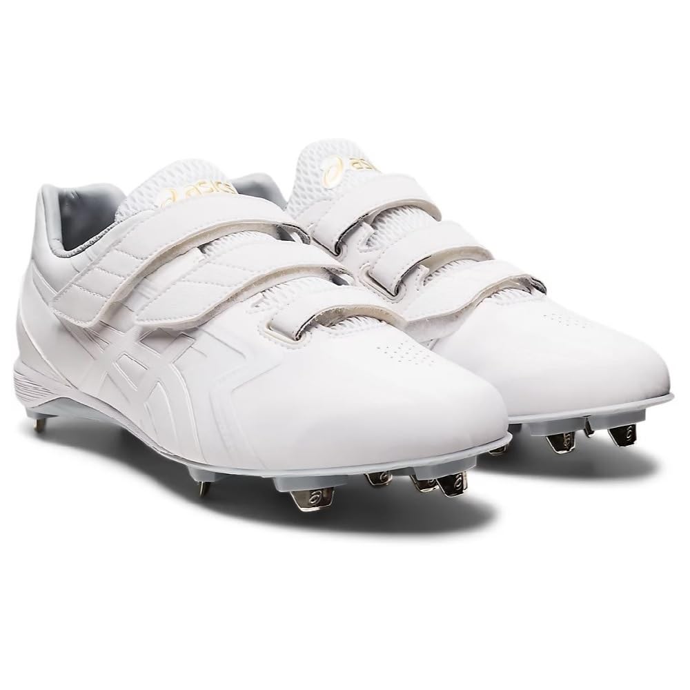 

Baseball metal spikes GOLDSTAGE MG 110 cm 2E [Asics] (White/White) 26.0
