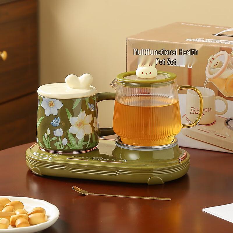 Shangqi Glass Health Kettle & Cup Gift Set