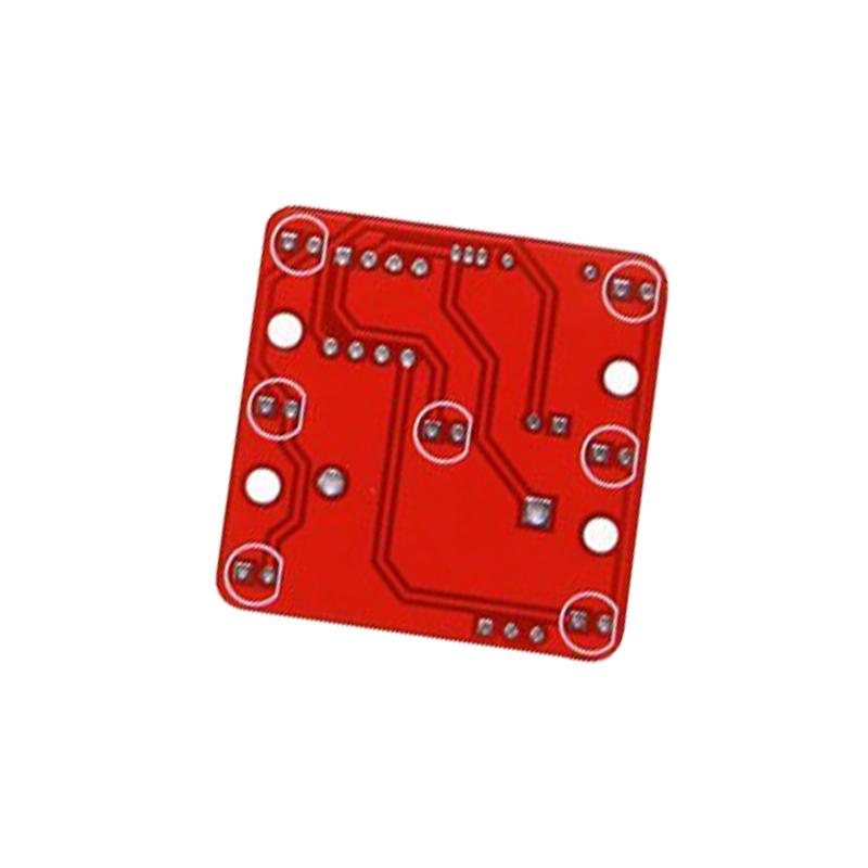 DIY Swinging Vibration LED Dice Making Kit (with Vibration Motor) Fully In Line Device, Perfect for Beginners to Weld