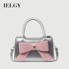 Korean Version Fashion Handbag Trendy Sweet Style Bow Small Square Bag Niche Shoulder Messenger Bag