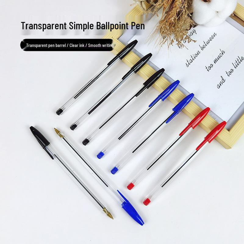 Tri-Color Quick-Dry Ballpoint Pen, Medium 1.0 Bullet Tip, Black/Red/Blue