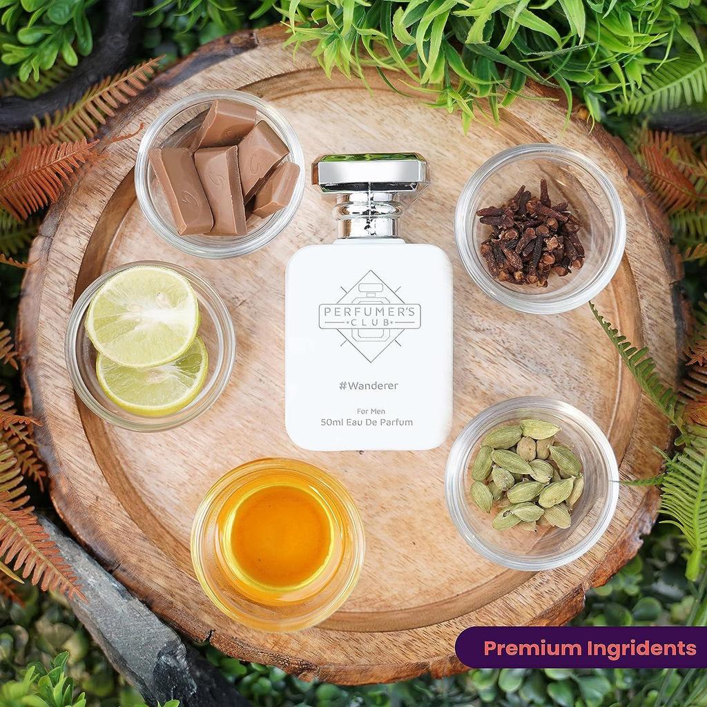 Perfumer's Club"Best Fragrance for Men" Gift Set of 3(Into The Wild + Wild Child + Wanderer) Upto 24 Hrs Lasting (Eau De Parfum), Best Gift for Men