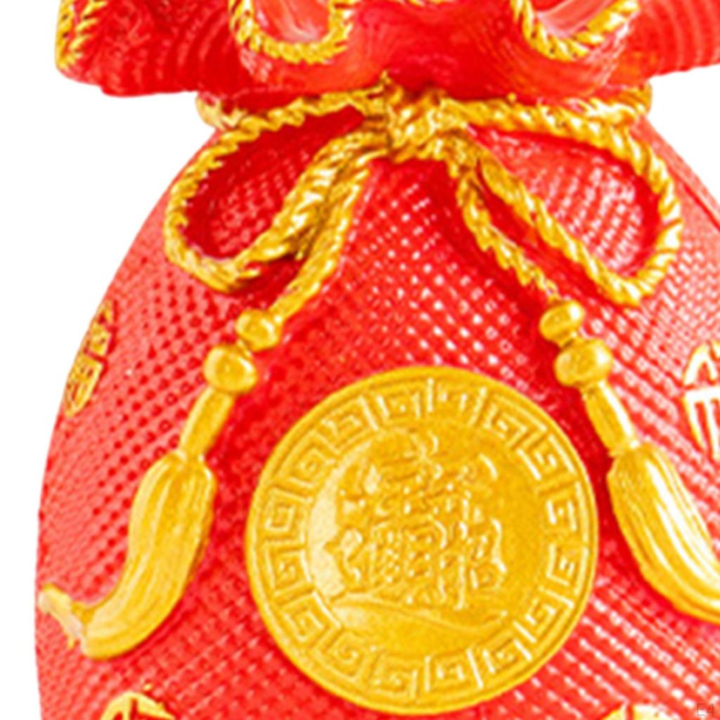 , Symbol of Prosperity, Flower Container, Decorative Object, Wealth Figurine for Celebration