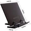 Desk Book Holder For Books, Documents, Laptops, iPads, Cookbooks, And So On - Foldable And Portable Book Stand For All Tables And Desks – Angle