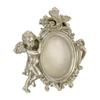 Antique Photo Frame With 3D Angel Figurine Design Resin Carvings Picture Frame Perfect For Home Tabletop Decoration