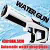 Electric Water Guns For Adults Powerful Squirt Automatic Water Suction Water Blasters Summer Outdoor Beach Toysfor Boy