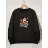 Round-Neck Sweatshirt With Trendy Print, Comfortable Breathable, Versatile For Daily Wear, Travel, Street, Home, Jogging.