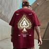 Barbati Poker O carte de joc Moda Tricouri Tricou Vara Top