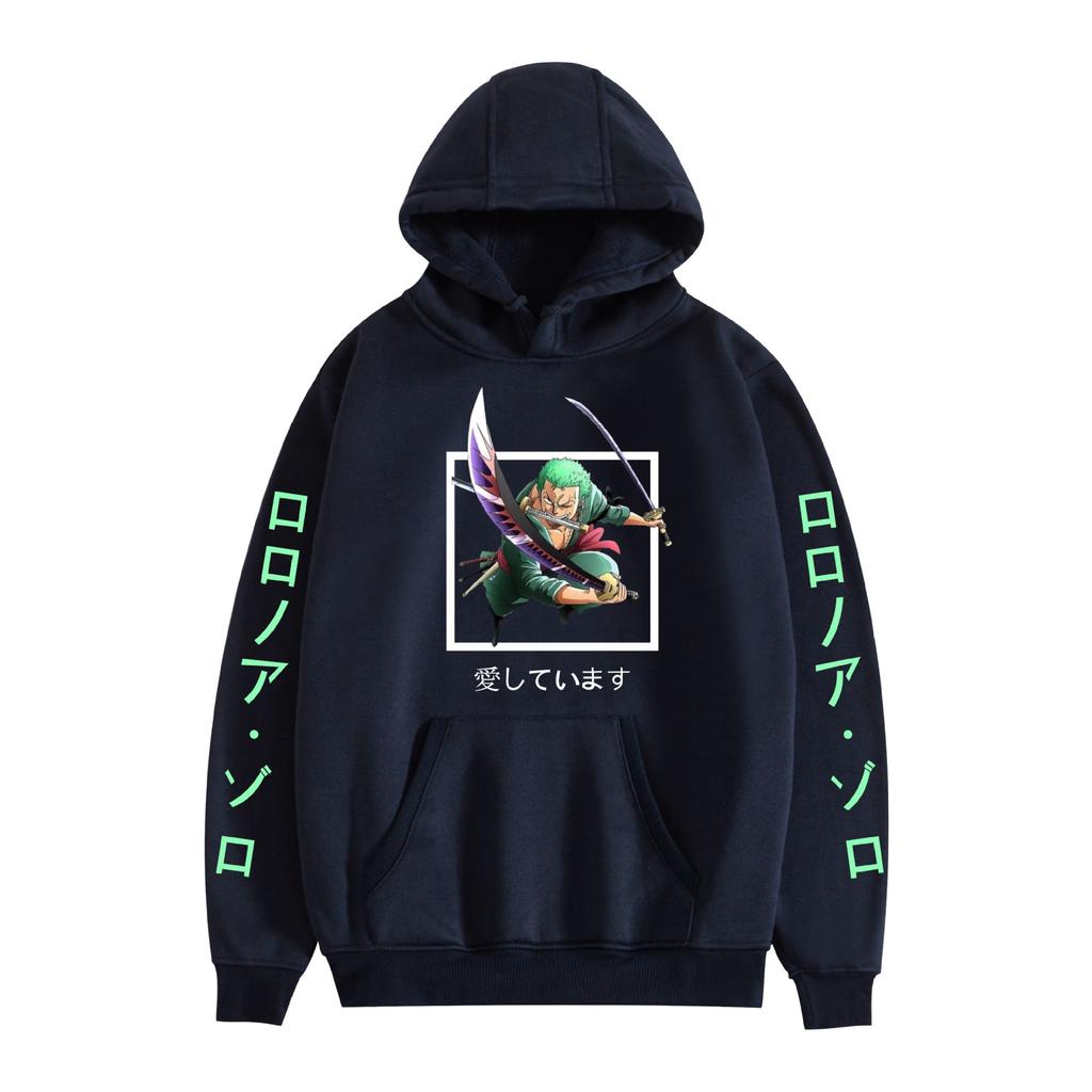 Mens Womens Hoodie ONE PIECE Anime Hoodies Streetwear Harajuku Casual Printed Hooded Pullover Sweatshirts
