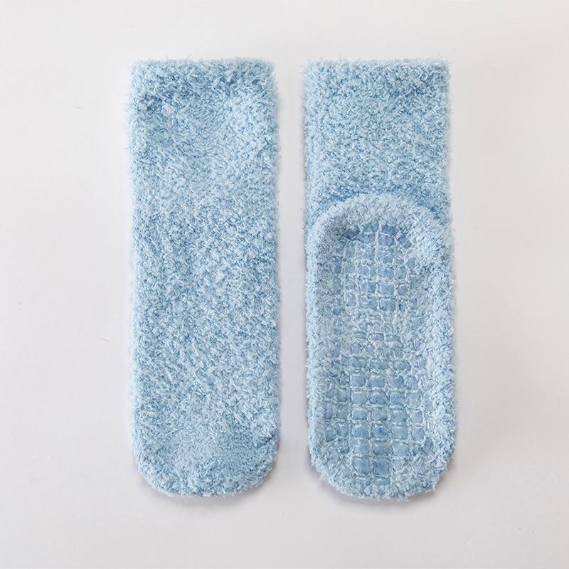 Chaussettes Chaudes en Polaire Corail, Chaussettes Chaudes Épaissies d'Hiver pour Femmes, Chaussettes de Sommeil, Chaussettes d'Automne et d'Hiver, Style Épais d'Hiver