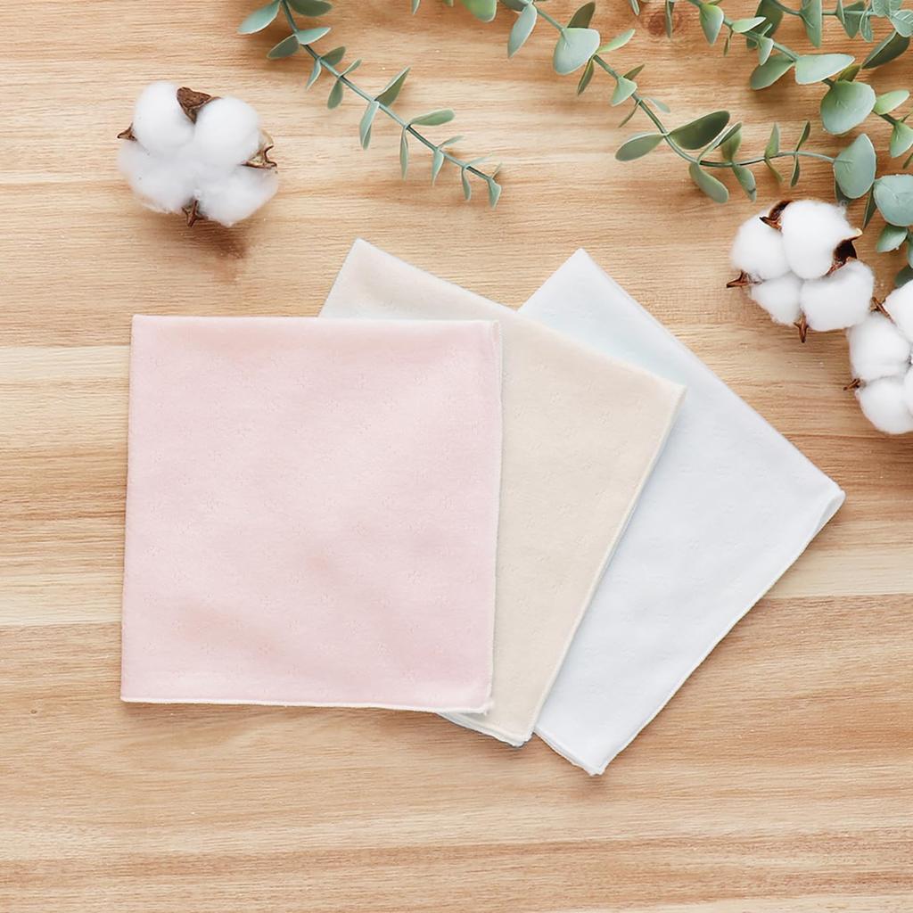 Smile Cotton Made In Japan Handkerchiefs, 3-Pack,