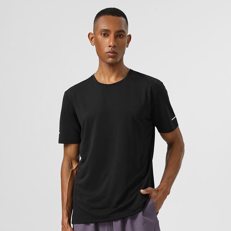 2025 Men's Quick-Dry Antibacterial Reflective Sports T-Shirt - Moisture-Wicking Cloud Yarn