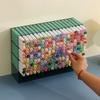 Mark Pen Storage Box Acrilico trasparente Doppio strato 18 scomparti Desktop Art Marker Pen Matita Divisore Organizzatore Forniture per la casa