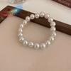 Einfacher Luxus Süßes Temperament Schönes Französisch Koreanischer Stil Armband Damen Elastisches Armband Modeschmuck Perle