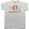 Bob Marley Unisex Verziertes T-Shirt: Flügel (Diamant)