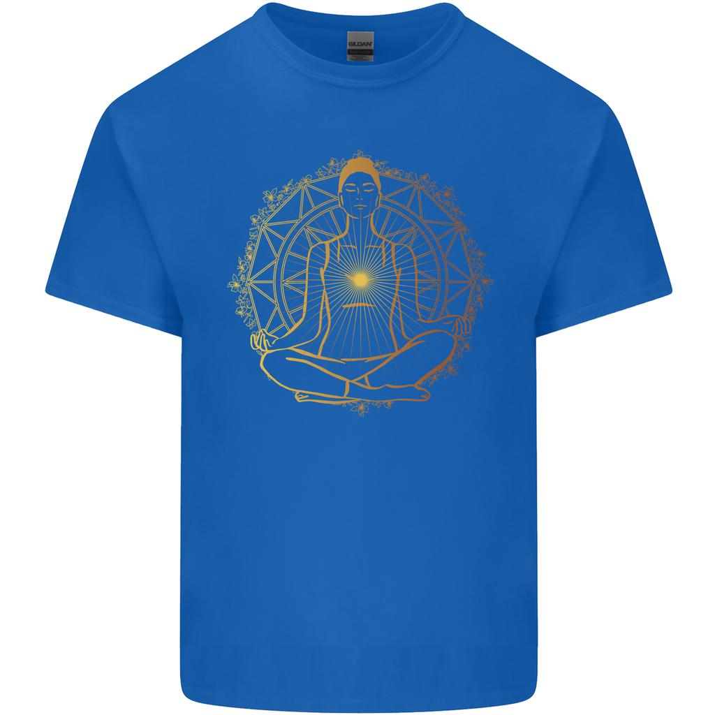 Spiritual Yoga Meditation Peace Unisexs Light Cotton TShirt