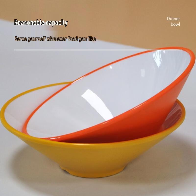 Commercial Melamine Conical Noodle and Rice Bowl