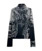 BLR Blr Printed High-Neck Longsleeves