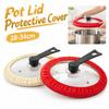 Anti Scratch Pot Lid Protective Cover Non Woven Fabric Cookware Lid Guard  Cookware Accessory