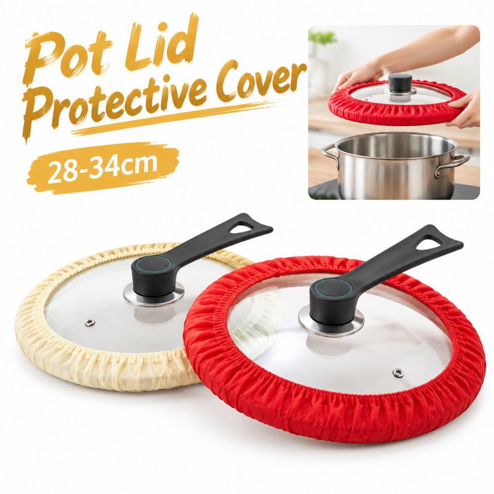 Anti Scratch Pot Lid Protective Cover Non Woven Fabric Cookware Lid Guard  Cookware Accessory