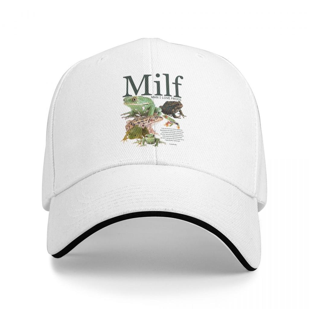 Baseball Caps Milf Unisex I Love Frogs Casquette Unisex Sport Spring Hats