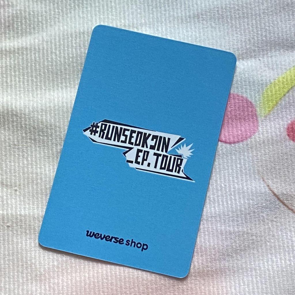[USED] BTS Korea RUNSEOKJIN_EP.TOUR JIN Jin Limited Bonus Trading Card