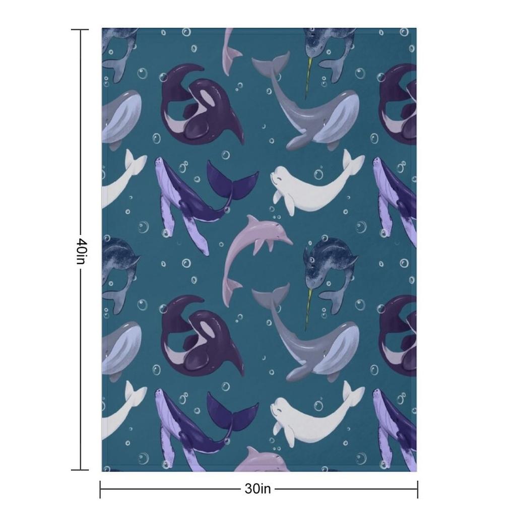 Whale of a Time Throw Blanket Furry christmas decoration Summer Beddings Sofa Blankets