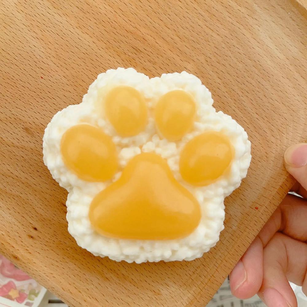 

Mochi Taba Squishy Latest Fidgeting Plaything Kawaii Plush Cat Paw Silicone Small Cute Pink Cat Foot Pinching Pinching And Decompressing Plaything