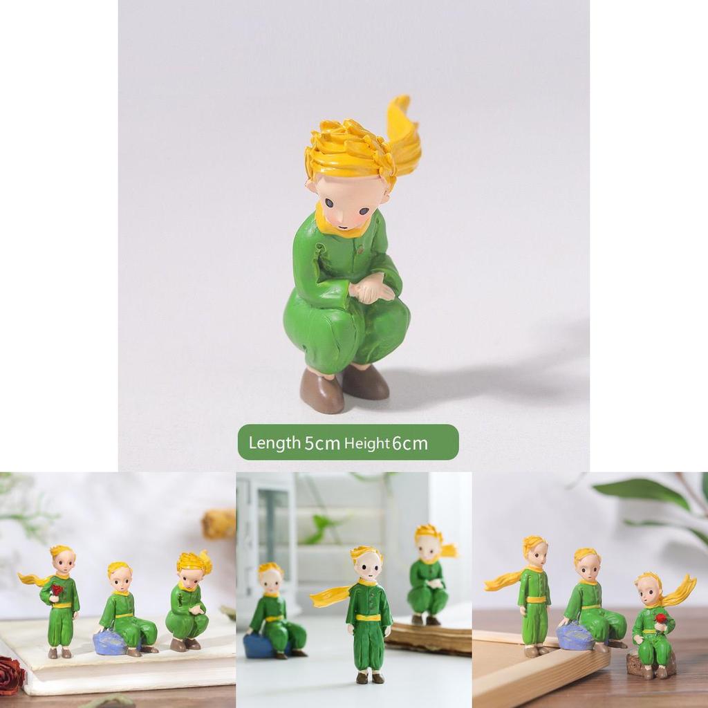 Enchanting Little Prince Resin Figurines For Cake Decorations And Micro Landscapes