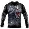 2026 Autumn/Winter Street Fashion Men's 3D Dragon Pattern Embroidered Hooded Sweatshirt for Hip-Hop Gothic Daily WearingUnisex Woman's