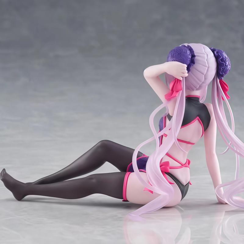 NEU Original TAITO OVERLORD 13cm Shalltear Qipao Ver. Schreibtisch Niedliche PVC-Figur Sammlermodell Spielzeug Geschenk