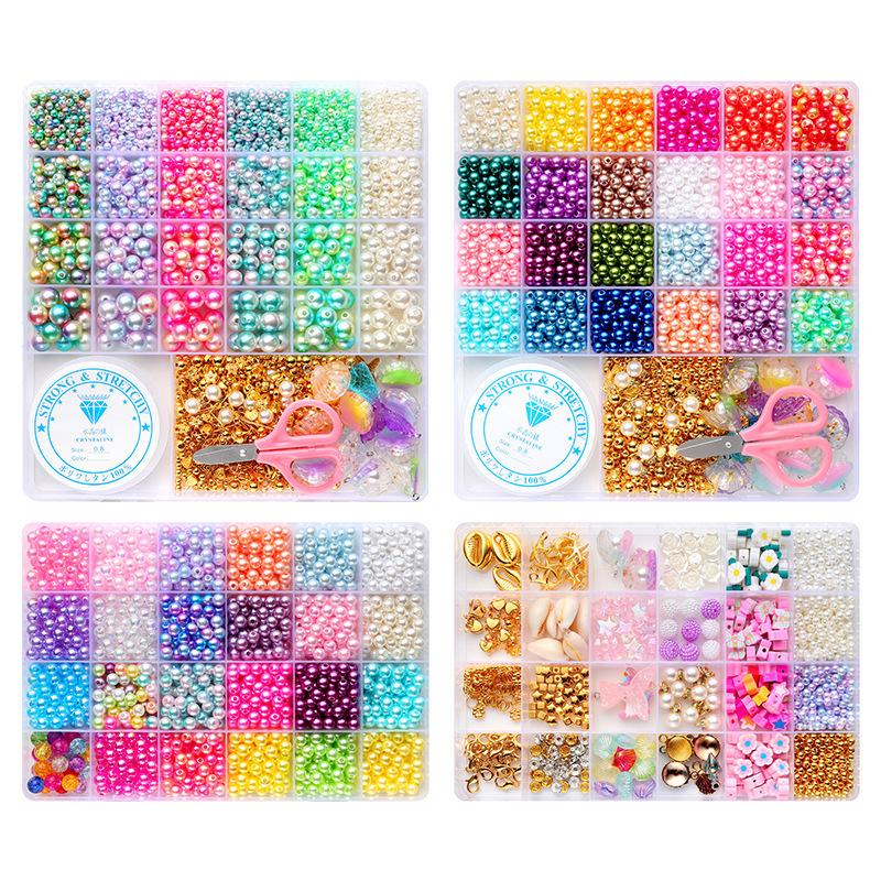 26 Siatka Abs Symphony Gradual Change Hole DIY Zestaw Pereł Bransoletka Naszyjnik Biżuteria Akcesoria