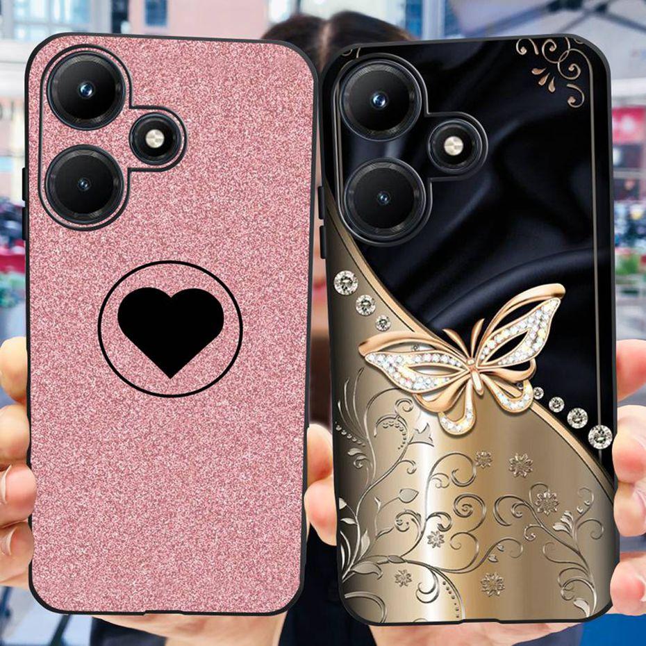 Cute Phone Case For Infinix Hot 30i Hot30 30 Play NFC 2023 Soft Silicone TPU Back Cover For Infinix Hot30i Hot 30 30Play