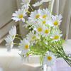 5 Branches of 25 Small Daisies Artificial Flower Chamomile Hollandaise Plastic Fake Flower Silk Flower Home Decoration Ornament Flower