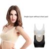 Large Size Women's Cross-Border Yoga Sports Bra – Single Layer, No Chest Pad, Comfortable Fit for Sleeping and Fitness