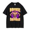 Ronnie Cole Unisex Leichte Unisex Lustige Grafik-T-Shirts Unisexs Baumwolle Lässig Übergroßes T-Shirt High Street Kurzarm-T-Shirt