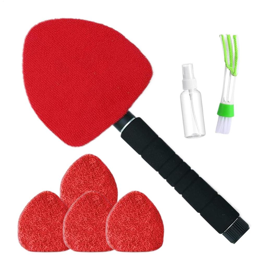 Extendable Windshield Cleaner Tool, Detachable Window Wash Brush for Car Truck RV Boat, Interior Exterior Glass Cleaning Tool