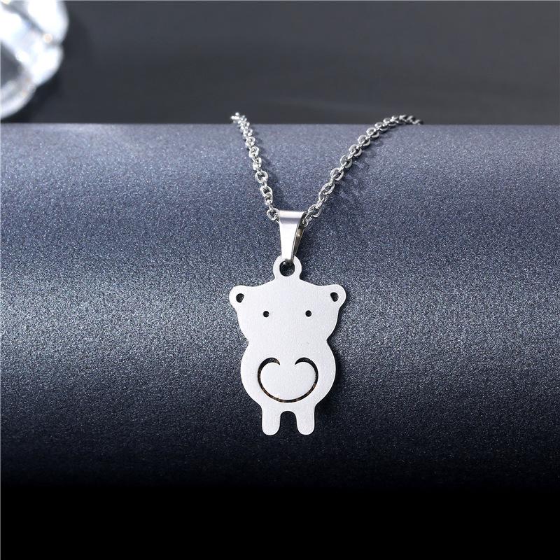 [Neue Titanstahl Kurze Choker Halskette Hip Hop Street Anhänger Kette Für Trendige Mädchen Ausgeh Accessoires]