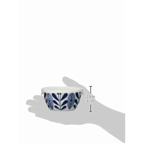 Mino Ware Non-Wrapped Bowl/Canister, Approx. 11cm, Microwave and Dishwasher Safe, Orlando, 133-61101