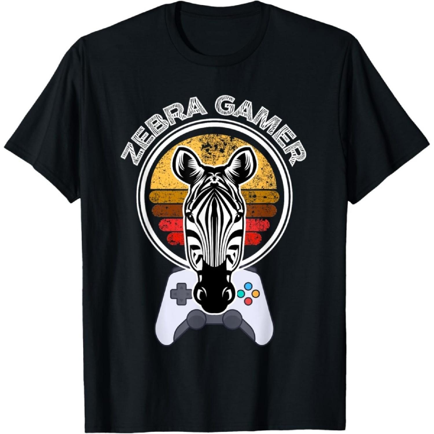 Zebra Gamer T-Shirt S