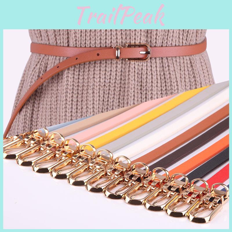 Elegant Faux Leather Waist Belt With Metal Buckle For Office And Casual Outfits